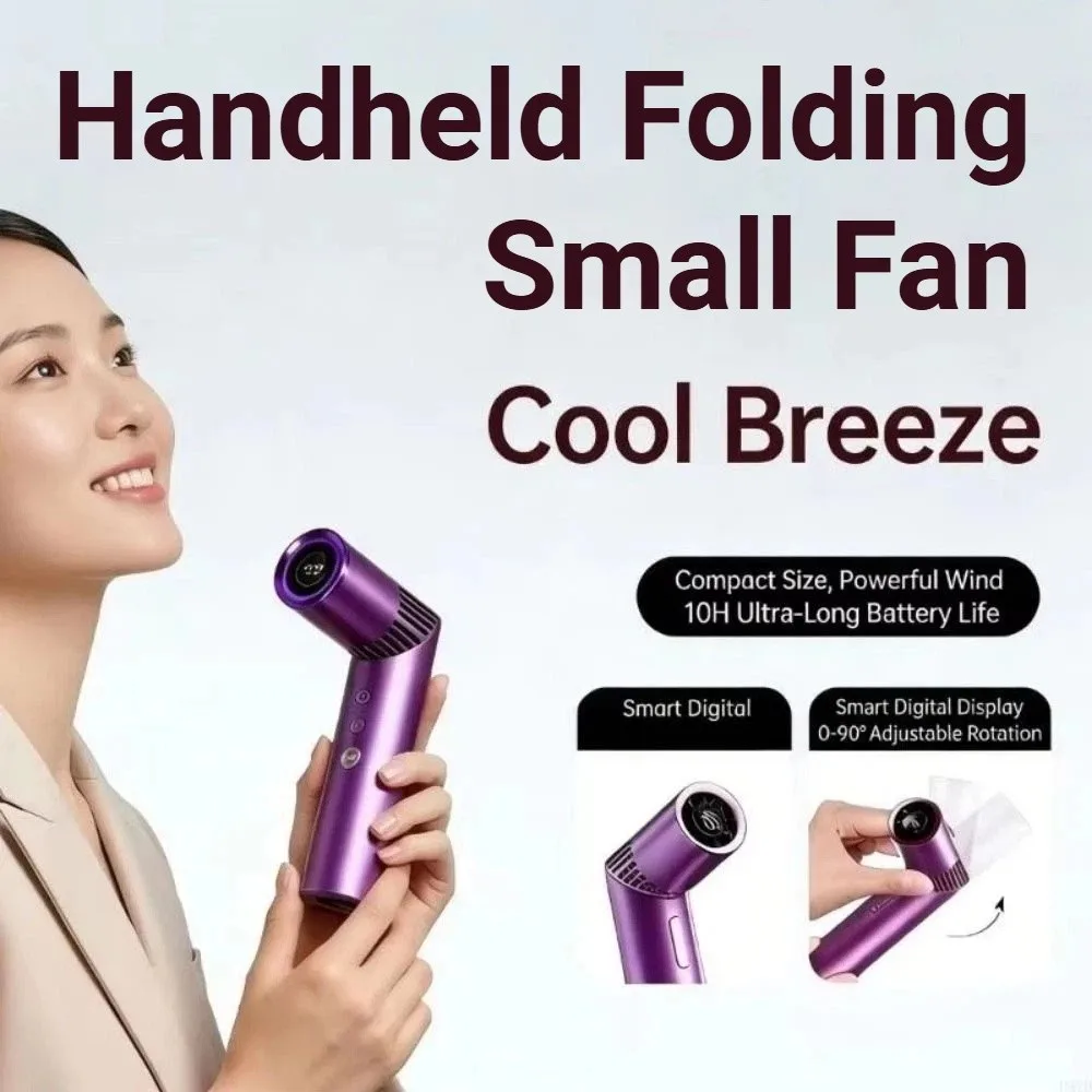 Portable Mini Cooling Fans USB Rechargeable Ice Compress Neck Hanging Fan Foldable High Speed Handheld Folding Fan Summer Travel
Portable Mini Cooling Fans USB Rechargeable Ice Compress Neck Hanging Fan Foldable High Speed Handheld Folding Fan Summer Travel