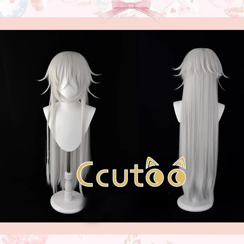Black Butler Kuroshitsuji Under Taker Wig Undertaker 110cm Long Silver Heat Resistant Synthetic Hair Cosplay Wig + Wig Cap
Black Butler Kuroshitsuji Under Taker Wig Undertaker 110cm Long Silver Heat Resistant Synthetic Hair Cosplay Wig + Wig Cap