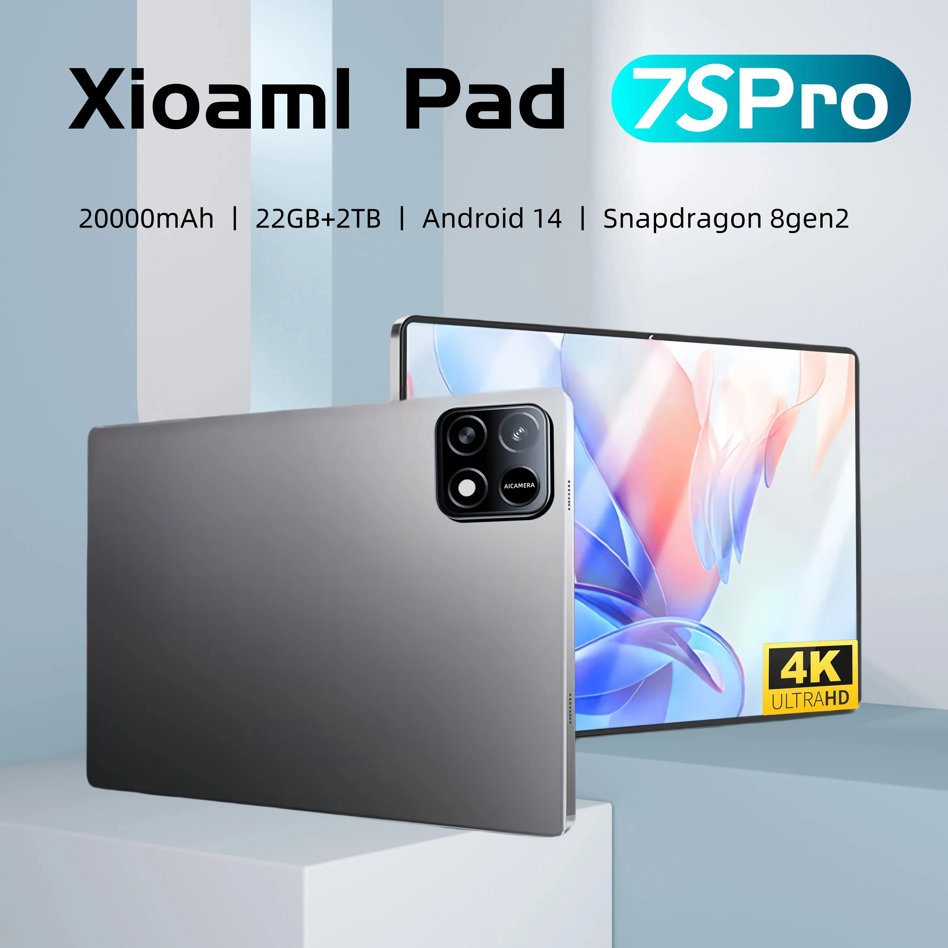 2025 Оригинальный планшетный ПК Pad 7S Pro 11 дюймов Android 14 Snapdragon 8 Gen 2 Global 16 ГБ + 1 ТБ 20000 мАч 5G Dual SIM WIFI HD 4K Экран
2025 Оригинальный планшетный ПК Pad 7S Pro 11 дюймов Android 14 Snapdragon 8 Gen 2 Global 16 ГБ + 1 ТБ 20000 мАч 5G Dual SIM WIFI HD 4K Экран