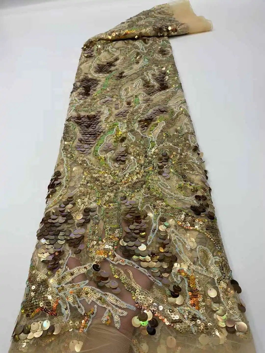 2025 Beautiful Fashion African Nigerian Handmade Emboridery Lace High-End French Sequins Lace Fabric For Wedding Party Dresses
2025 Beautiful Fashion African Nigerian Handmade Emboridery Lace High-End French Sequins Lace Fabric For Wedding Party Dresses