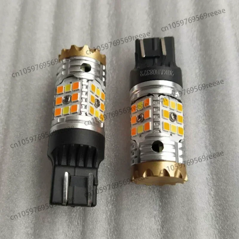 Dual Color White Amber S25 3157 T20 7443 1157 15D Led Switchback DRL Turn Signal Side Lamp
Dual Color White Amber S25 3157 T20 7443 1157 15D Led Switchback DRL Turn Signal Side Lamp