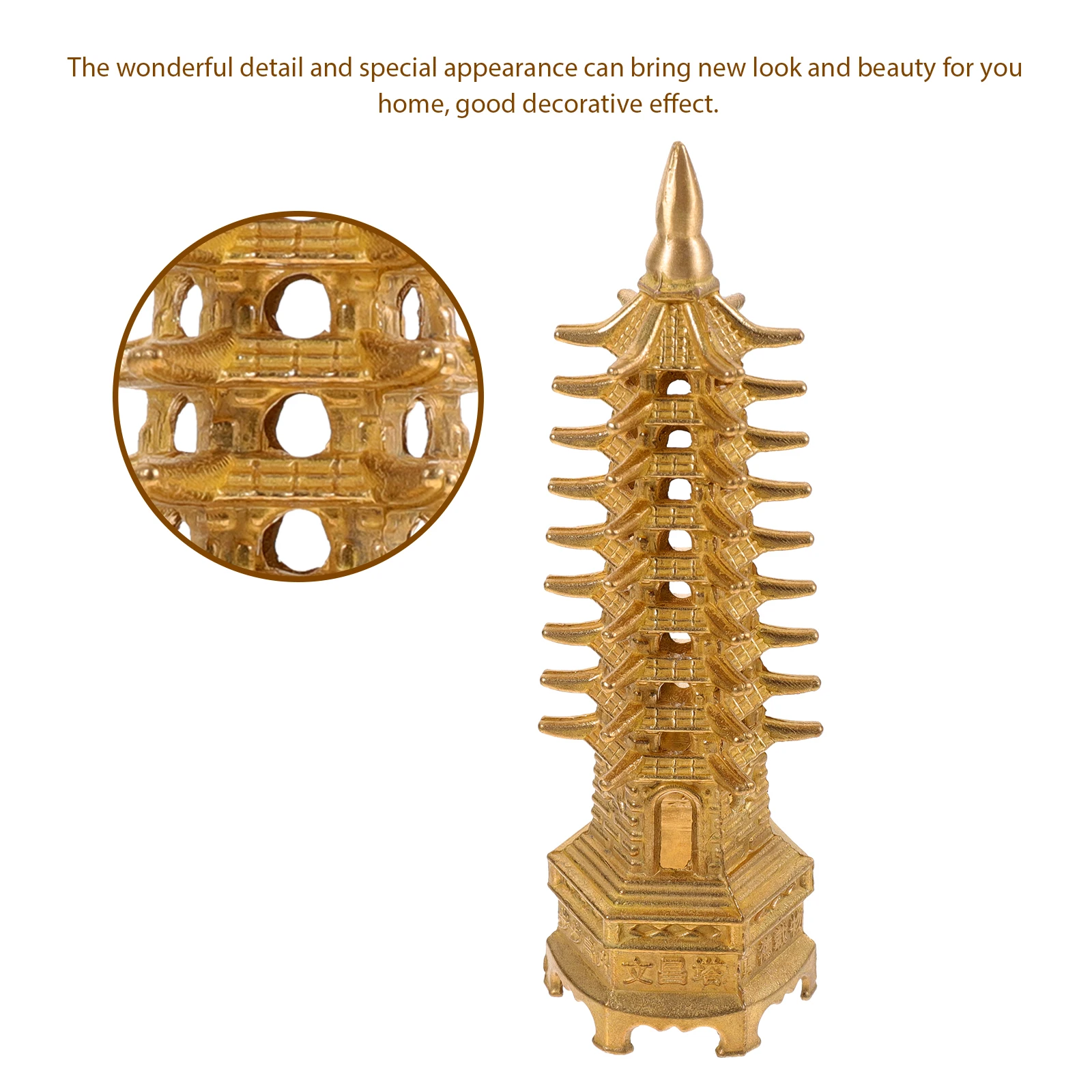 Retro Wenchang Decor Statue Office Home Garden Home Tabletop Decoration Vintage Copper Desk Tabletop Model Tower Gift Idea
Retro Wenchang Decor Statue Office Home Garden Home Tabletop Decoration Vintage Copper Desk Tabletop Model Tower Gift Idea