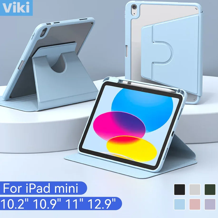 Чехол для iPad Air 5, чехол для iPad Pro 11 Air 4 10,9 2021, чехол-подставка Pro 12,9 Mini 6 2019 10,2, 7/8/9 поколения 360 ° вращающийся корпус
Чехол для iPad Air 5, чехол для iPad Pro 11 Air 4 10,9 2021, чехол-подставка Pro 12,9 Mini 6 2019 10,2, 7/8/9 поколения 360 ° вращающийся корпус
