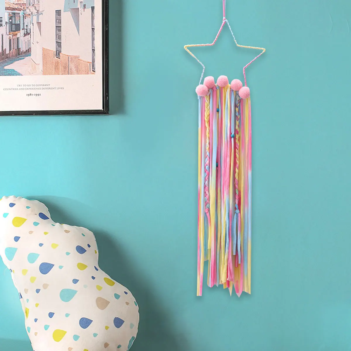 Rainbow Color Fabric Hair Clip Storage Belt for Girls Durable Organizer Headbands Bows Accessories Wall Decor Hair Clips Holder
Rainbow Color Fabric Hair Clip Storage Belt for Girls Durable Organizer Headbands Bows Accessories Wall Decor Hair Clips Holder