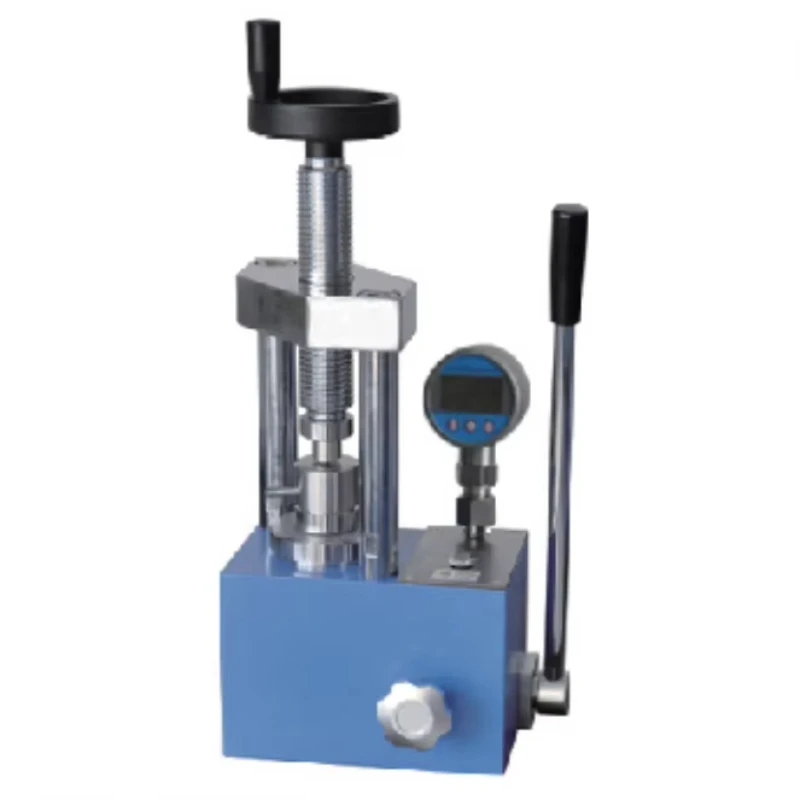 Desktop laboratory small metal powder manual hydraulic press
Desktop laboratory small metal powder manual hydraulic press