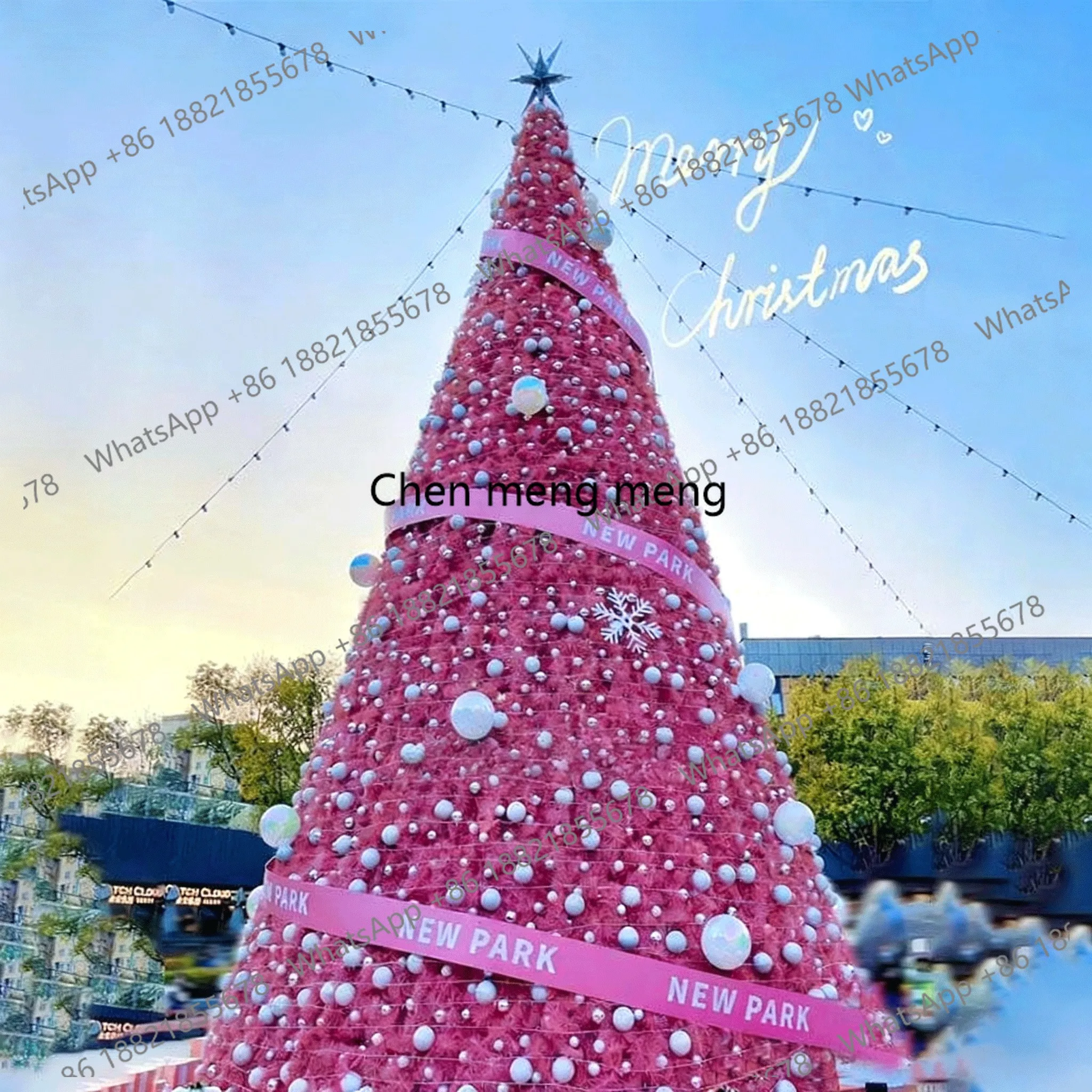 Large framed Christmas tree 4/5/6/8/10m Hotel Shopping Mall Outdoor Glowing Christmas Scene Decoration
Large framed Christmas tree 4/5/6/8/10m Hotel Shopping Mall Outdoor Glowing Christmas Scene Decoration