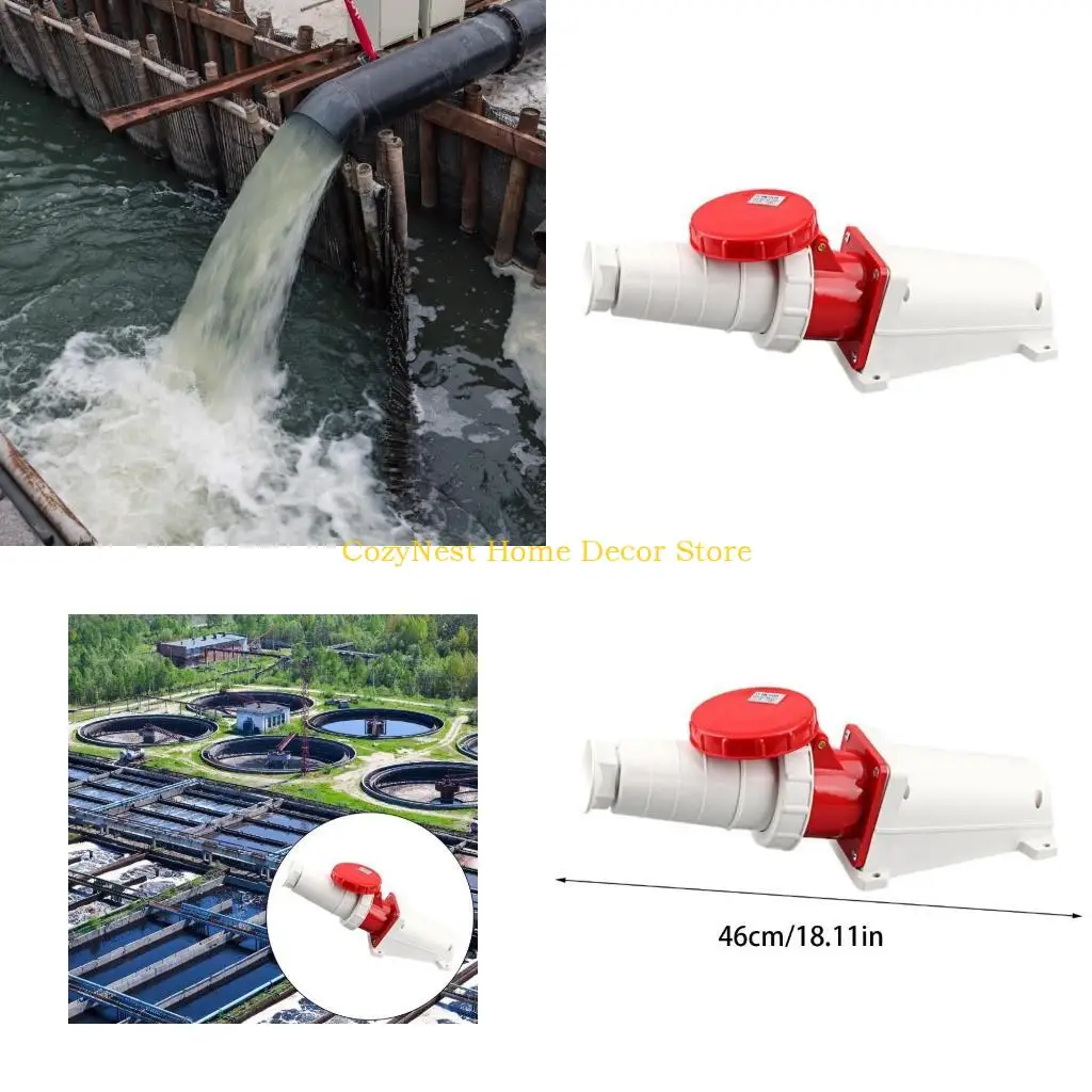 92MF Практичные 63A 3-фазные водонепроницаемые вилки и розетки 5-контактные конструкции IP67 Защита 415 В Промышленное
92MF Практичные 63A 3-фазные водонепроницаемые вилки и розетки 5-контактные конструкции IP67 Защита 415 В Промышленное