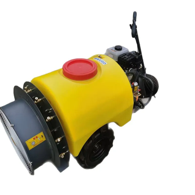 Air-conveyed traction self-propelled fruit tree sprayer
Air-conveyed traction self-propelled fruit tree sprayer