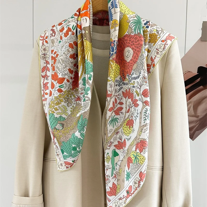 2026 Spring 100% Silk Scarf Shawl 90 Real Silk Scarfs Neckerchief
2026 Spring 100% Silk Scarf Shawl 90 Real Silk Scarfs Neckerchief