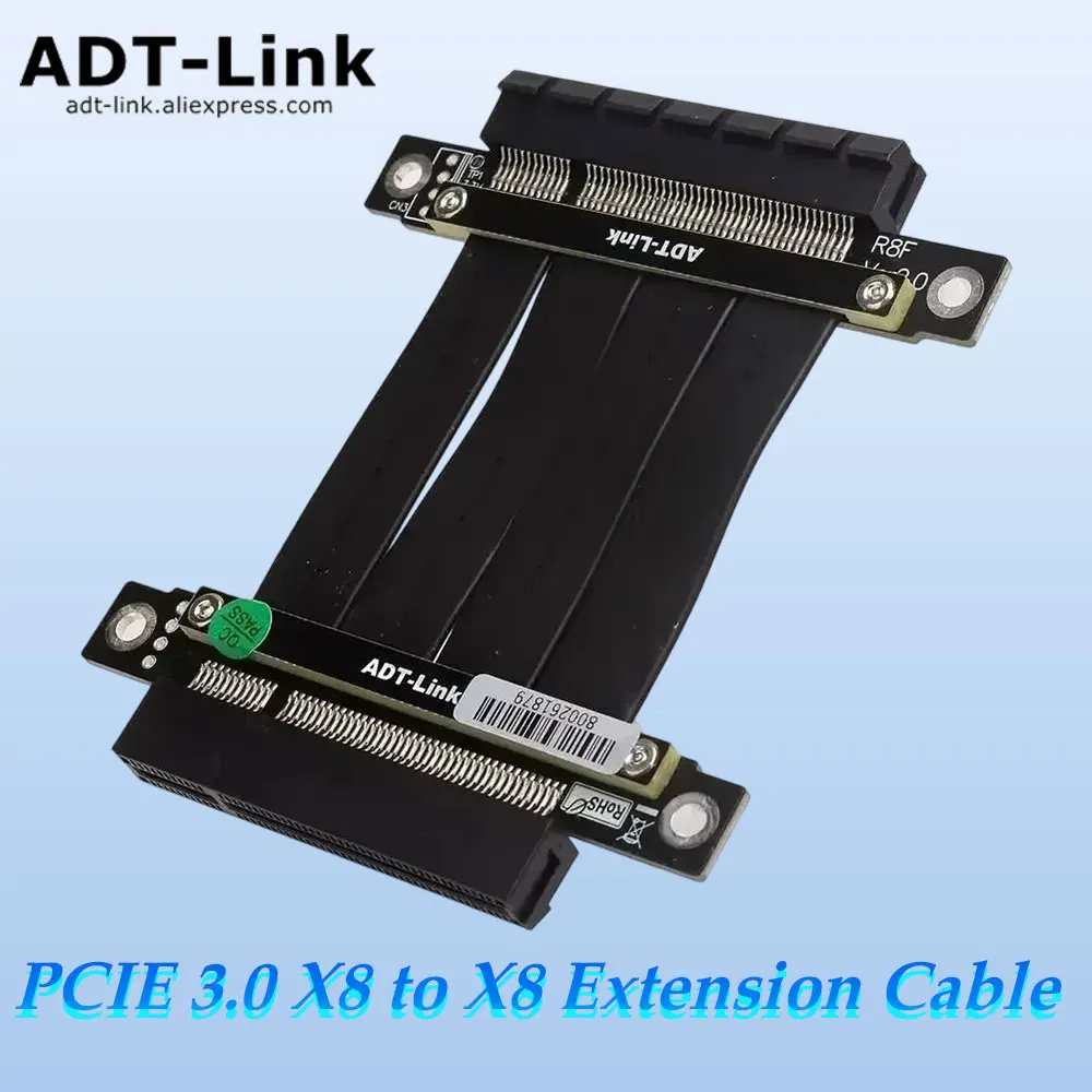 ADT-Link GEN3 PCI-E 3.0 x8 к x8 Удлинительный кабель «мама-мама» сигнала RX к TX Прямой гибкий адаптер Серверные переходники для графического процессора
ADT-Link GEN3 PCI-E 3.0 x8 к x8 Удлинительный кабель «мама-мама» сигнала RX к TX Прямой гибкий адаптер Серверные переходники для графического процессора