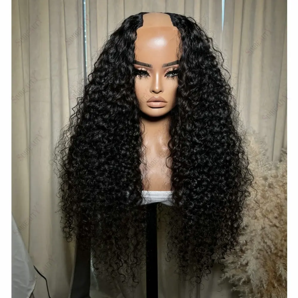 Adjustable 2*4 U Part Wig Human Hair Natural Black Indian Hair for Women Easy Install Full Machine Made Kinky Curly Glueless Wig
Adjustable 2*4 U Part Wig Human Hair Natural Black Indian Hair for Women Easy Install Full Machine Made Kinky Curly Glueless Wig