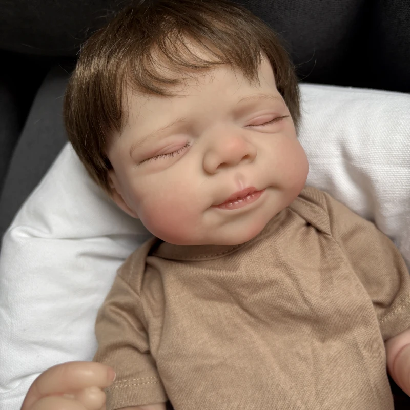 48CM Pascale Newborn Full Body Baby Reborn Doll with 3D Skin Multiple Layers Painting with Visible Veins Soft Touch Doll
48CM Pascale Newborn Full Body Baby Reborn Doll with 3D Skin Multiple Layers Painting with Visible Veins Soft Touch Doll