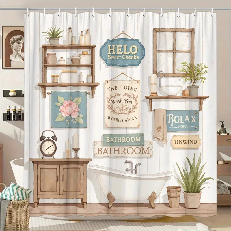 "Vintage Bathroom Shower Curtain - Retro Farmhouse Decor | Waterproof Fabric | AliExpress Hot Selling Item"
"Vintage Bathroom Shower Curtain - Retro Farmhouse Decor | Waterproof Fabric | AliExpress Hot Selling Item"