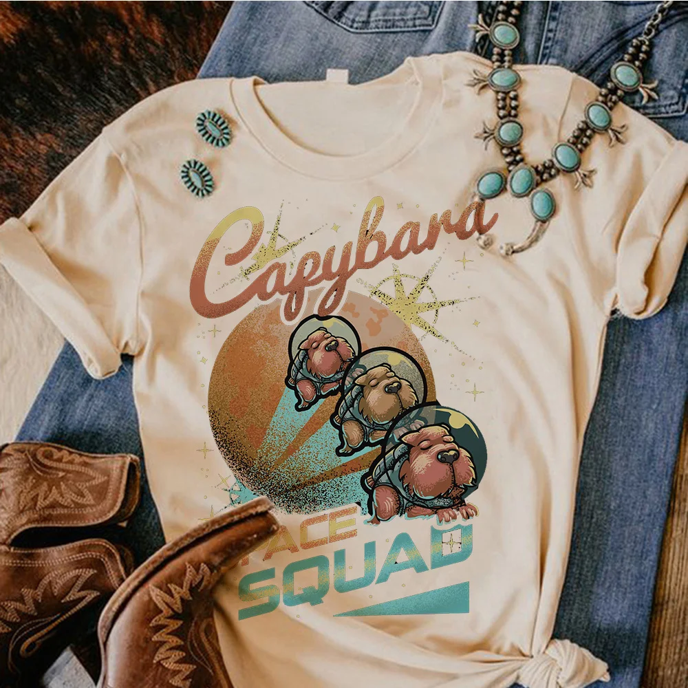 Kapibara Capybara t-shirts women designer graphic harajuku top female graphic clothes
Kapibara Capybara t-shirts women designer graphic harajuku top female graphic clothes