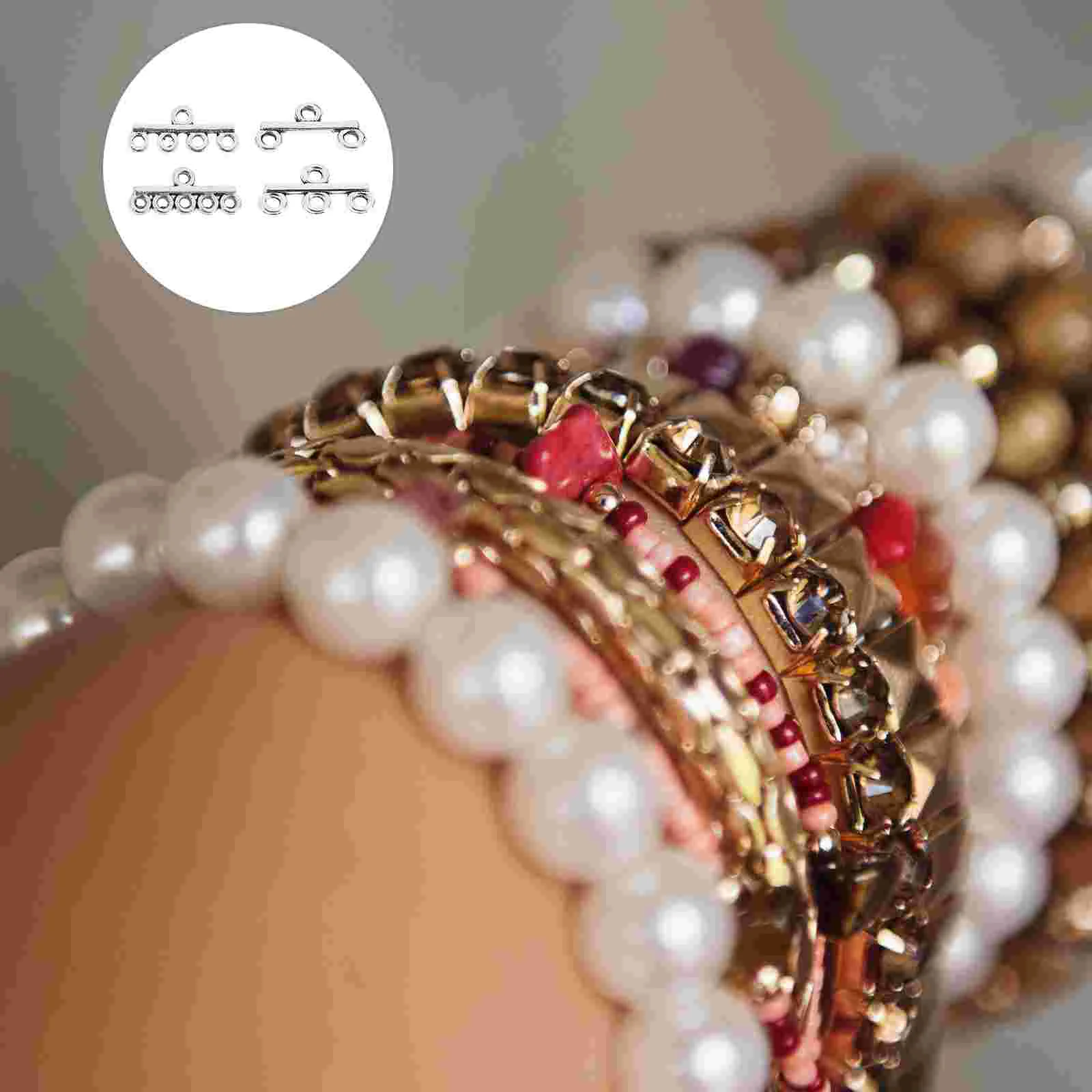 40 Pcs Jewelry Clasp Bracelet Buckle Jewellery Beads for Making Alloy Necklace DIY Clasps
40 Pcs Jewelry Clasp Bracelet Buckle Jewellery Beads for Making Alloy Necklace DIY Clasps