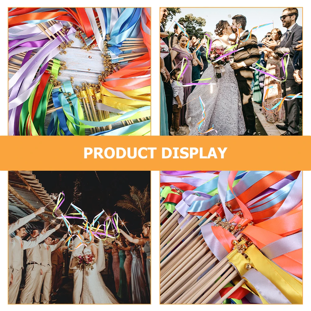 30 Pcs Ribbon Stick Wedding Sticks Wands Decorations Party Streamers Wooden Fairy Child
30 Pcs Ribbon Stick Wedding Sticks Wands Decorations Party Streamers Wooden Fairy Child
