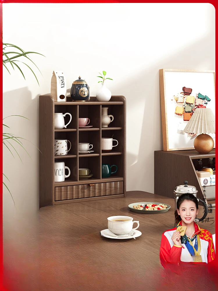 Solid wood cup rack, grid rack, cabinet, coffee display , wood grid cup storage
Solid wood cup rack, grid rack, cabinet, coffee display , wood grid cup storage