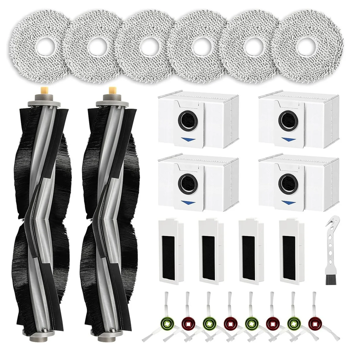 A58E-Accessory Set for Ecovacs Deebot T20 Omni / T20E Omni Vacuum Cleaner Robot Replacement Parts Main Side Brush Filter Mops
A58E-Accessory Set for Ecovacs Deebot T20 Omni / T20E Omni Vacuum Cleaner Robot Replacement Parts Main Side Brush Filter Mops