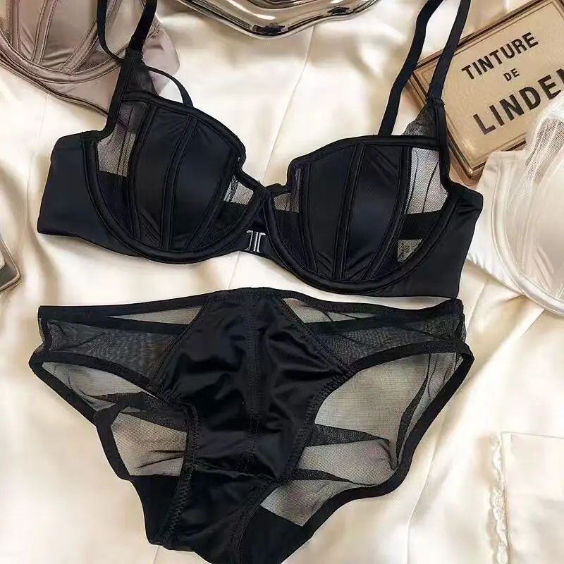 Front Buckle Push Up Bra for Women Lingerie Set Sexy Satin Mesh Semi-Cup Wireless Lift Bra Set with Adjustable Straps S-XL Size
Front Buckle Push Up Bra for Women Lingerie Set Sexy Satin Mesh Semi-Cup Wireless Lift Bra Set with Adjustable Straps S-XL Size