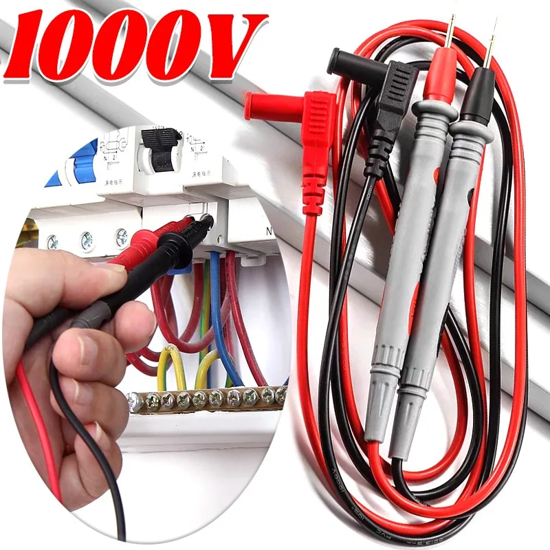 Multifunction Multimeter Pen Cable Alligator Clip Test Clips 1000V 20A 1M Universal Fine Pointed Tip for Multimeter Wire Cable
Multifunction Multimeter Pen Cable Alligator Clip Test Clips 1000V 20A 1M Universal Fine Pointed Tip for Multimeter Wire Cable