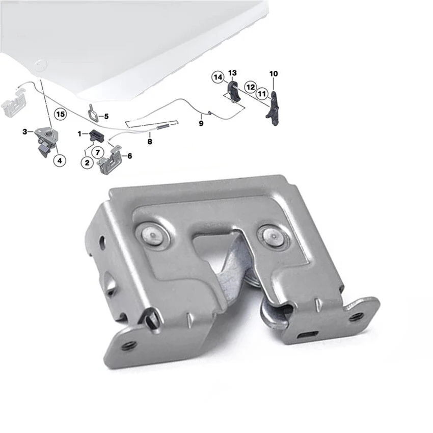 51237115229 Front Lower Hood Lock Latch Car 51232753419 For BMW 1 3 5 Series E60 E61 E81 E87 E90 E84 E83 E91 E92 E93 E63 E64
51237115229 Front Lower Hood Lock Latch Car 51232753419 For BMW 1 3 5 Series E60 E61 E81 E87 E90 E84 E83 E91 E92 E93 E63 E64