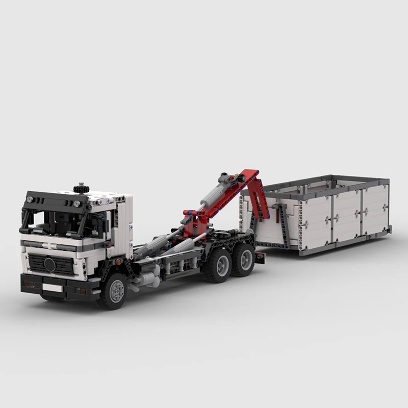 Технический грузовик Bricklink MOC Mercedesed Benzed NG 1632, загрузчик, городские транспортные средства, наборы строительных блоков, игрушки, подарок для взрослых
Технический грузовик Bricklink MOC Mercedesed Benzed NG 1632, загрузчик, городские транспортные средства, наборы строительных блоков, игрушки, подарок для взрослых