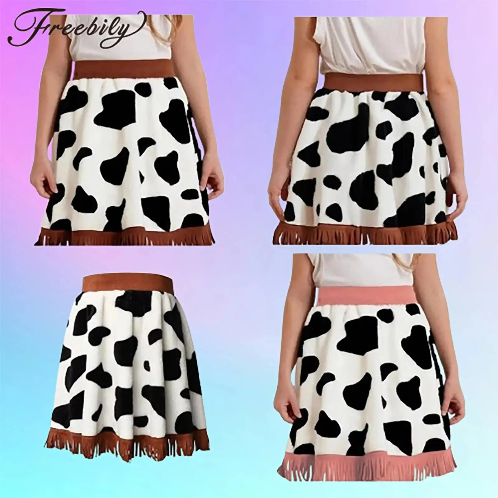 Children Halloween Western Cowgirl Cosplay Costume Flannel Skirt Party Kids Girls Carnival Theme Parties Animal Dress Up Outfit
Children Halloween Western Cowgirl Cosplay Costume Flannel Skirt Party Kids Girls Carnival Theme Parties Animal Dress Up Outfit