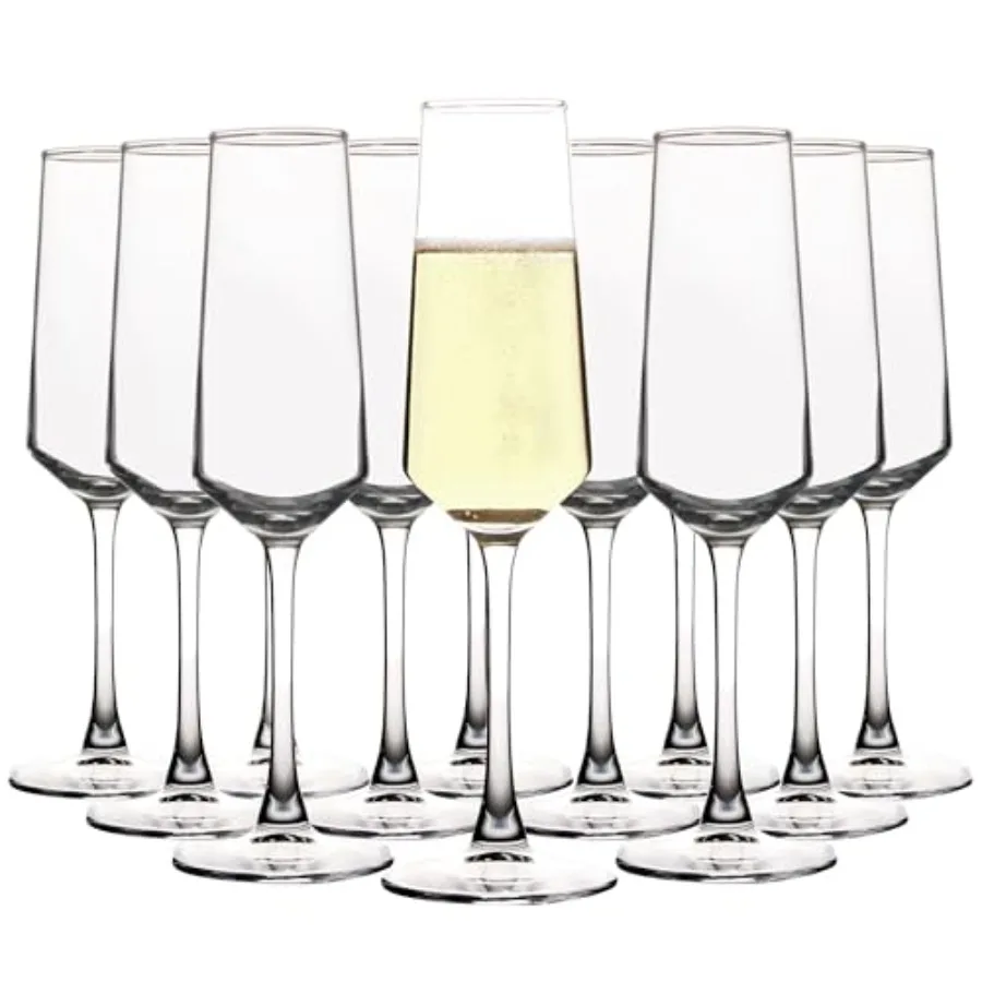 Champagne Glass Set Durable Champagne Flutes with Mordern Shape Long Stem Sparkling WIne Glass Clear A Set of 12 …
Champagne Glass Set Durable Champagne Flutes with Mordern Shape Long Stem Sparkling WIne Glass Clear A Set of 12 …