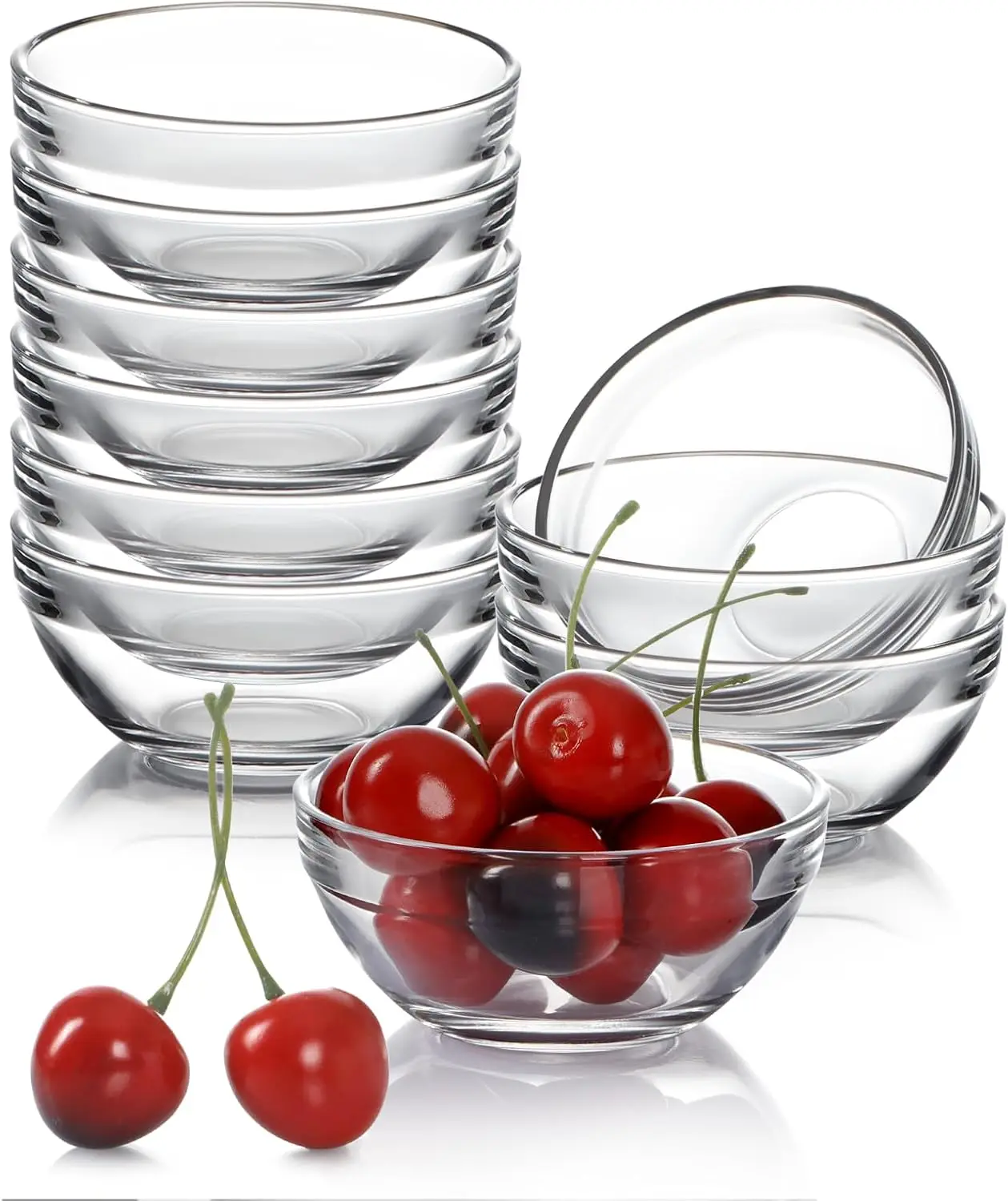 Набор из 10 мини-стеклянных мисок для приготовления, 3,5 дюйма, 4 унции, штабелируемые, для соусов, специй и дипов
Набор из 10 мини-стеклянных мисок для приготовления, 3,5 дюйма, 4 унции, штабелируемые, для соусов, специй и дипов