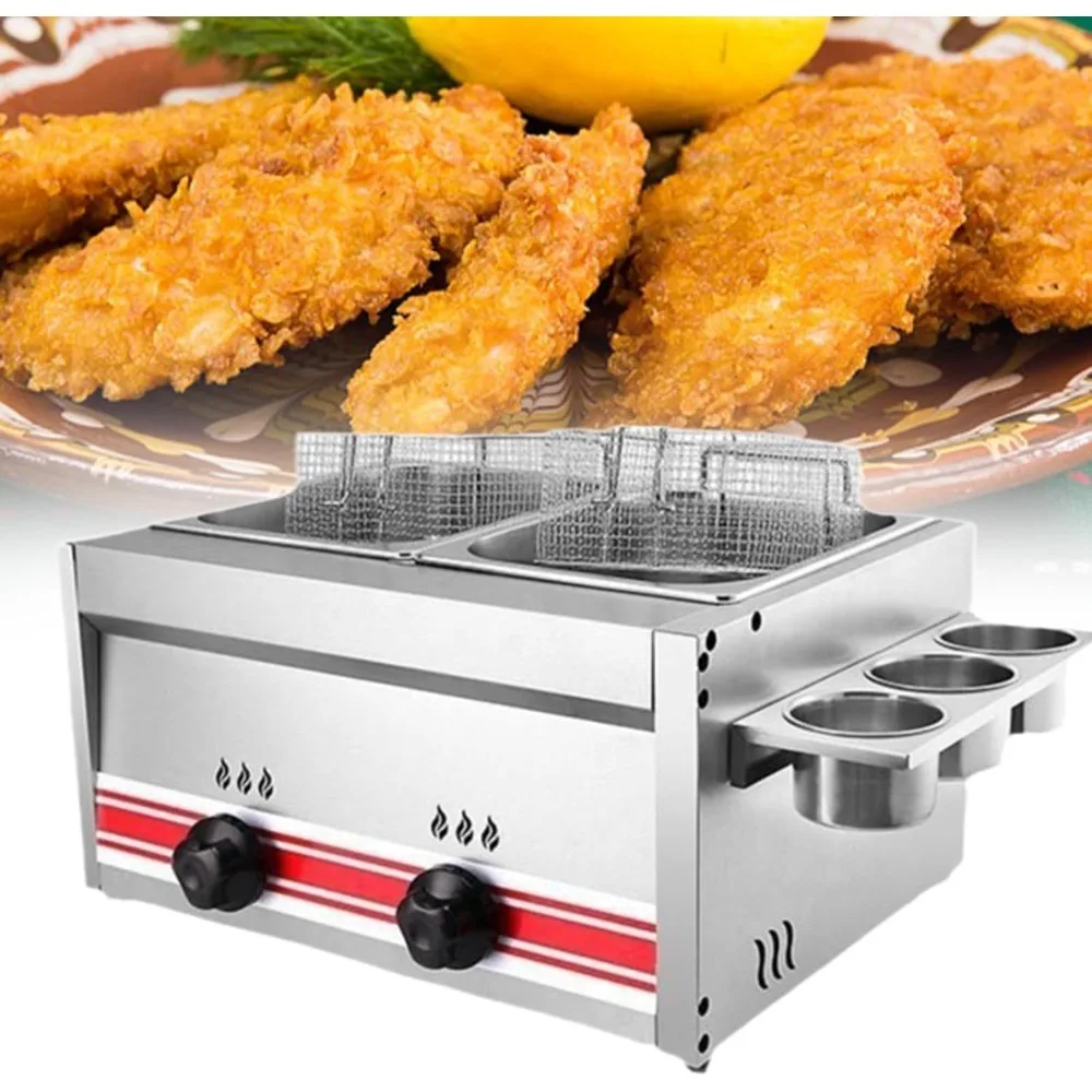 Commercial Grade Deep Fryer Restaurants Homes Frying Chips Chicken Fish Easy Clean Safe Suitable for Tools
Commercial Grade Deep Fryer Restaurants Homes Frying Chips Chicken Fish Easy Clean Safe Suitable for Tools