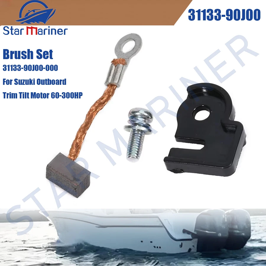 Brush Set 31133-90J00 31133-90J00-000 For Suzuki Outboard Trim Tilt Motor 60-300HP Marine Boat Engine Replacement Parts
Brush Set 31133-90J00 31133-90J00-000 For Suzuki Outboard Trim Tilt Motor 60-300HP Marine Boat Engine Replacement Parts