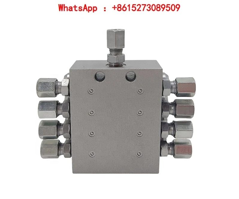 Progressive lubrication system uses SSV lubrication to separate valve blocks, grease dispenser blocks, grease 8 holes
Progressive lubrication system uses SSV lubrication to separate valve blocks, grease dispenser blocks, grease 8 holes