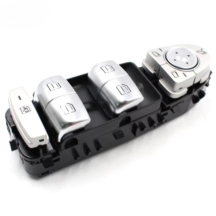 New silver driver left main window door switch 2229056800
New silver driver left main window door switch 2229056800