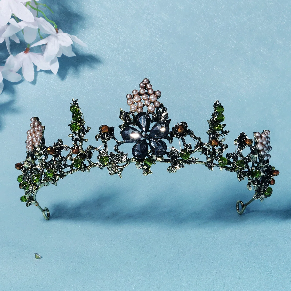 Tiara Pearl Vintage Bridal Crown Wedding Dress Hair Accessory Forest Photoshoot Elegant One Size
Tiara Pearl Vintage Bridal Crown Wedding Dress Hair Accessory Forest Photoshoot Elegant One Size