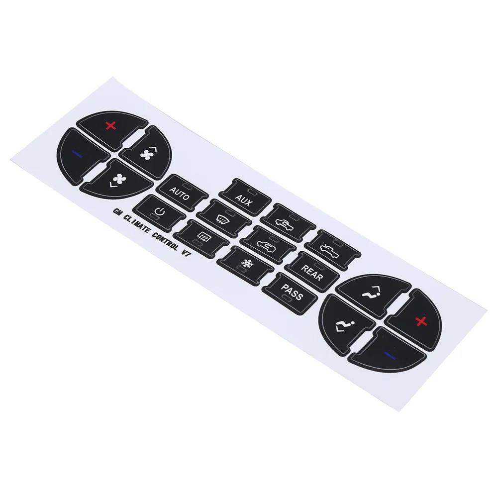 AC Dash Button Repair Kit Climate Control Decal Stickers for Chevrolet GMC Tahoe 2007-2014 HVAC Climate Control Button Stickers
AC Dash Button Repair Kit Climate Control Decal Stickers for Chevrolet GMC Tahoe 2007-2014 HVAC Climate Control Button Stickers