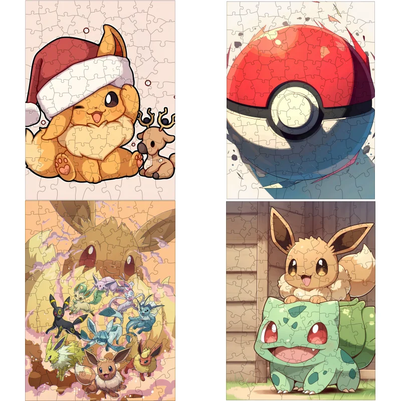 Wooden Puzzle for Pokemon Poke Ball Gengar Bulbasaur Piplup Eevee Anime Brain-Boosting Adult Child Desktop Jigsaw Toys Fans Gift
Wooden Puzzle for Pokemon Poke Ball Gengar Bulbasaur Piplup Eevee Anime Brain-Boosting Adult Child Desktop Jigsaw Toys Fans Gift