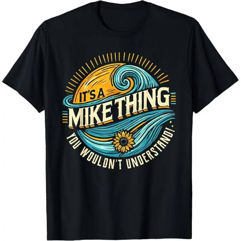 It's a Mike Thing T-shirt Women Funny Slogan Tee Casual Short Sleeve Personalized Name Top Retro Wave Sunflower Graphic Shirt
It's a Mike Thing T-shirt Women Funny Slogan Tee Casual Short Sleeve Personalized Name Top Retro Wave Sunflower Graphic Shirt