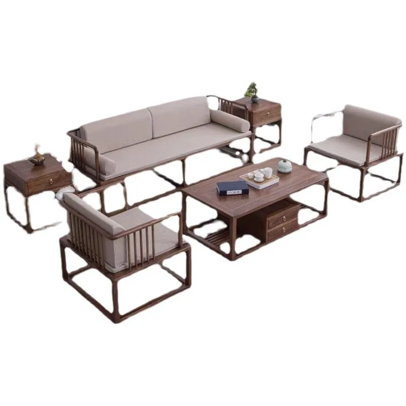 Solid wood sofa combination minimalist old elm classical tenon and mortise Chinese living room furniture
Solid wood sofa combination minimalist old elm classical tenon and mortise Chinese living room furniture