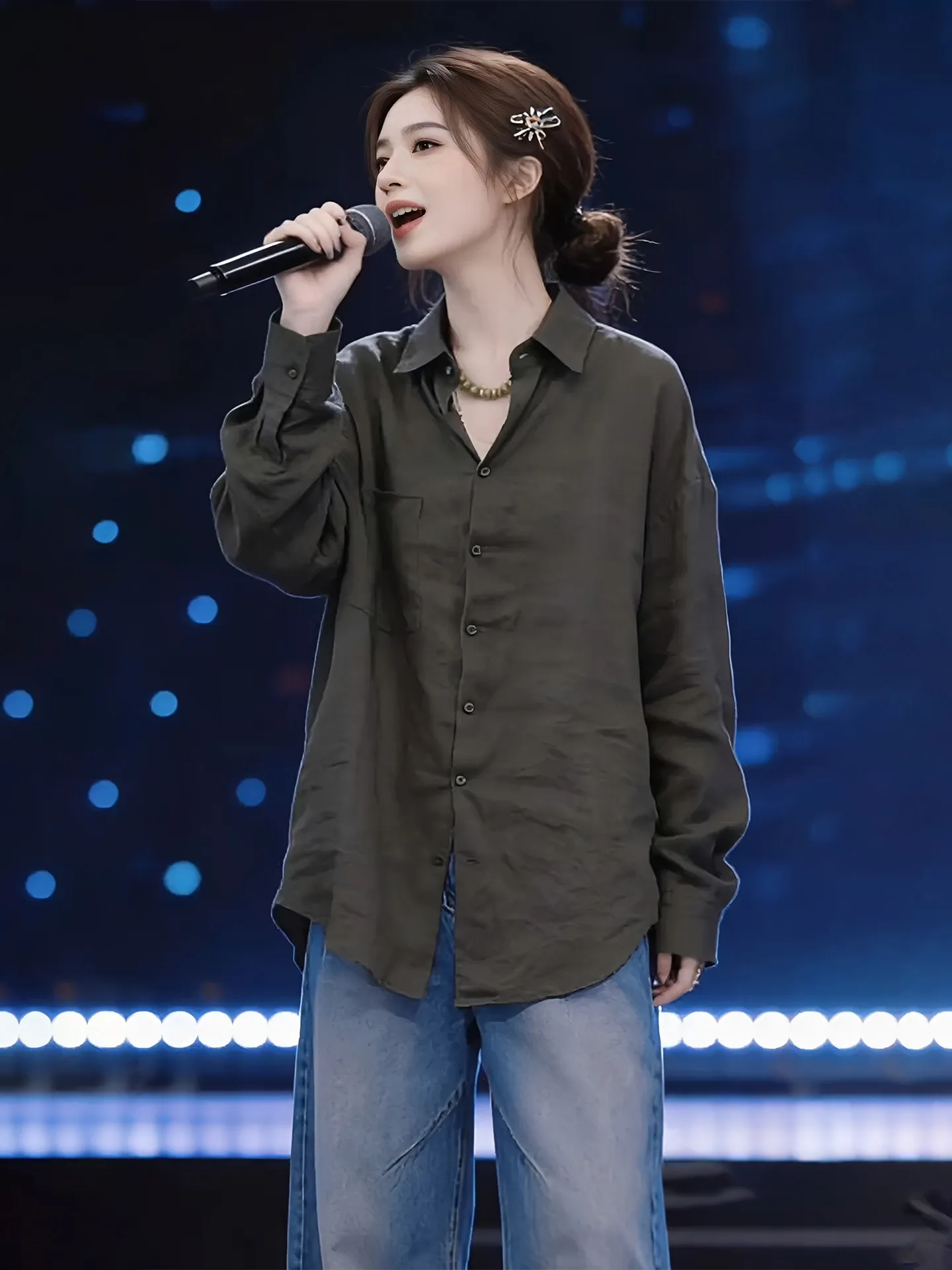 Unique Chic Long Sleeve Shirt Spring Advanced Design Versatile Casual Lazy Style Women's Top Breathable Korean Style Commute ...
Unique Chic Long Sleeve Shirt Spring Advanced Design Versatile Casual Lazy Style Women's Top Breathable Korean Style Commute ...
