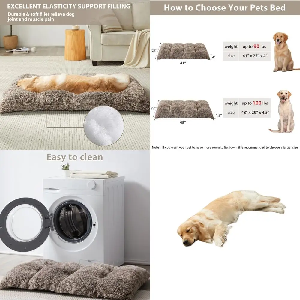 Большая лежанка для собак - плюшевая уютная подстилка для клетки с противоскользящим дном для снятия тревоги и легкой очистки
Большая лежанка для собак - плюшевая уютная подстилка для клетки с противоскользящим дном для снятия тревоги и легкой очистки