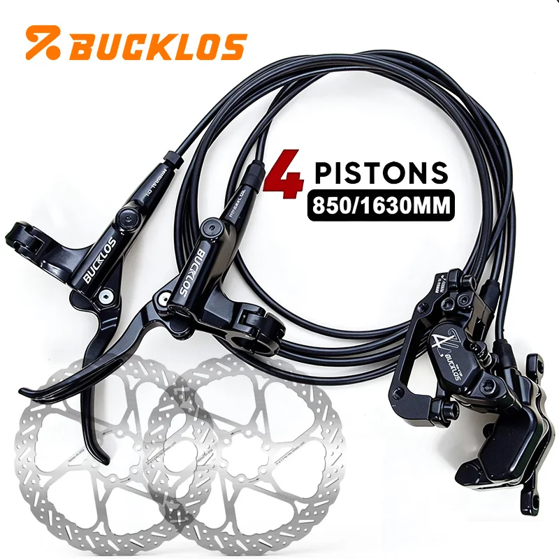 Гидравлические дисковые тормоза BUCKLOS 4 Piston MTB для горных велосипедов, комплект гидравлических дисковых тормозов с масляным давлением, запчасти для велоспорта MTB.
Гидравлические дисковые тормоза BUCKLOS 4 Piston MTB для горных велосипедов, комплект гидравлических дисковых тормозов с масляным давлением, запчасти для велоспорта MTB.