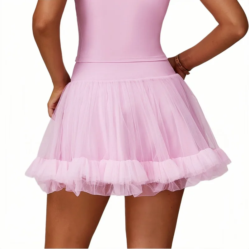 Anti Glare High Waisted Tennis Skirt Casual A-line Half Skirt Mesh Sports Short Skirt
Anti Glare High Waisted Tennis Skirt Casual A-line Half Skirt Mesh Sports Short Skirt