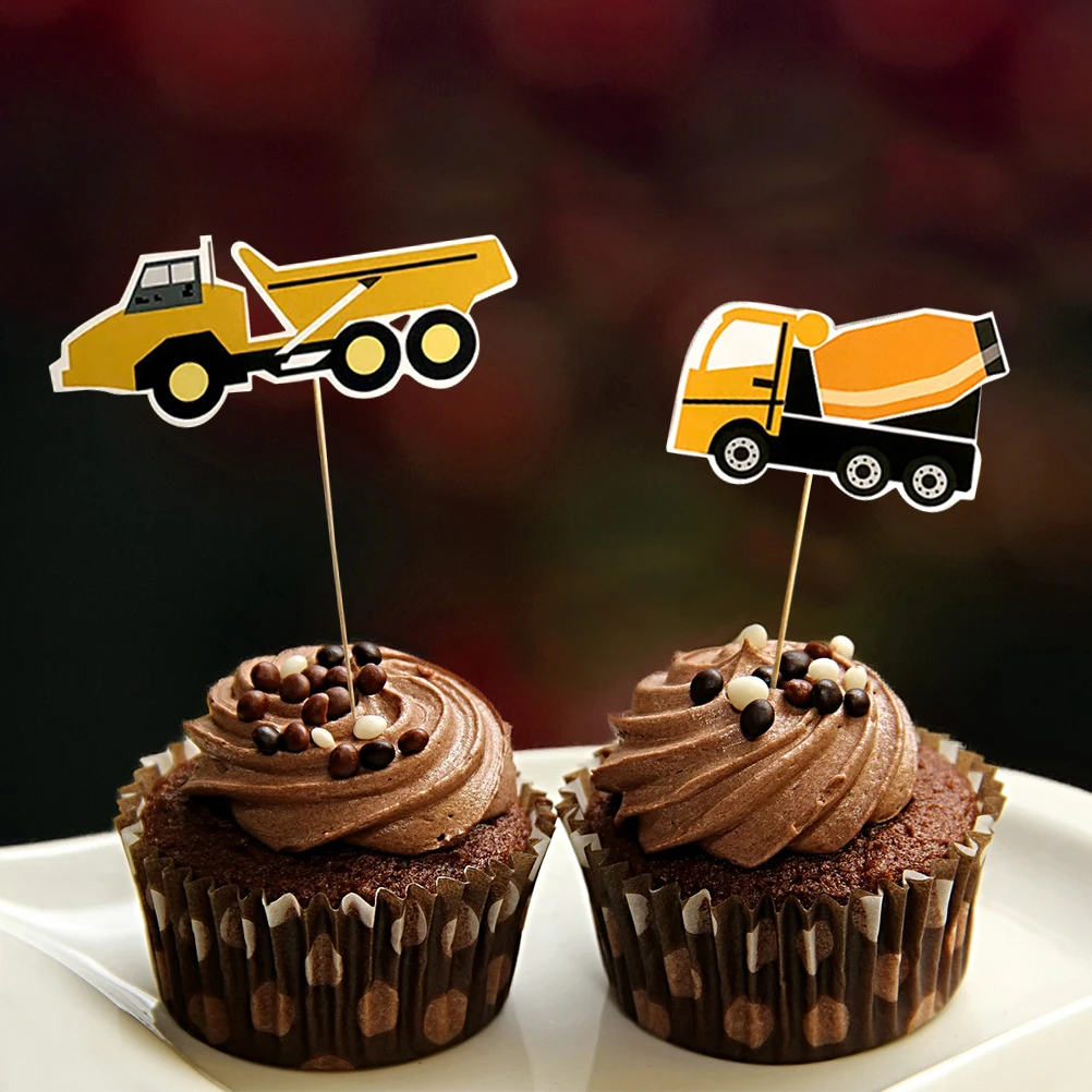 35 pcs Construction Vehicle Plate Cupcake Topper Tractor Birthday Decorations Dessert Toppers Cake Ornaments Party Supplies Safe
35 pcs Construction Vehicle Plate Cupcake Topper Tractor Birthday Decorations Dessert Toppers Cake Ornaments Party Supplies Safe