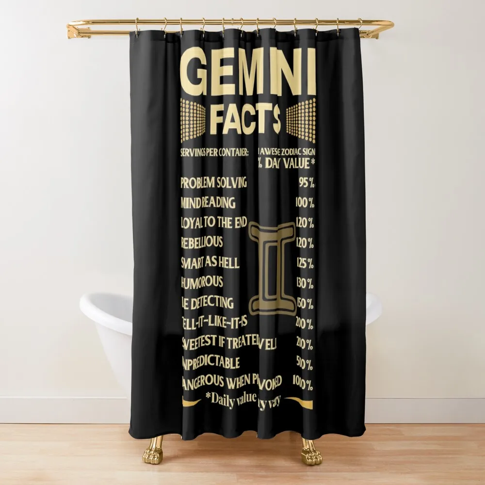 Gemini Facts Zodiac Sign Astrology Birthday Gift Shower Curtain Modern Accessory Bathrooms Bathroom Fabric Curtain
Gemini Facts Zodiac Sign Astrology Birthday Gift Shower Curtain Modern Accessory Bathrooms Bathroom Fabric Curtain