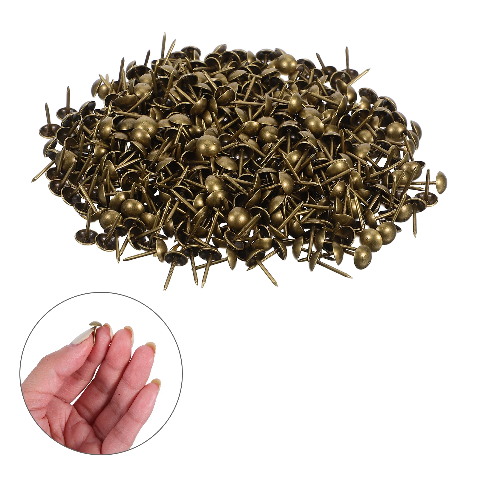 500pcs Upholstery Tacks Decorative niture Nails Iron Metal Thumbtacks Sofa Decor Stable 13Mmx7Mm Push Pins Hardware Fasteners
500pcs Upholstery Tacks Decorative niture Nails Iron Metal Thumbtacks Sofa Decor Stable 13Mmx7Mm Push Pins Hardware Fasteners