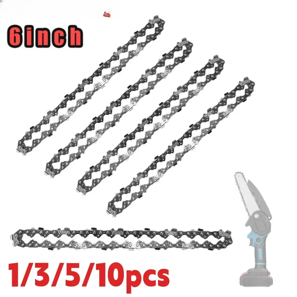 6 Inch Mini Chainsaw Chain Set Cordless Electric Saw Chain Wood Branch Cutting Sharp Chains Blades Replacement
6 Inch Mini Chainsaw Chain Set Cordless Electric Saw Chain Wood Branch Cutting Sharp Chains Blades Replacement