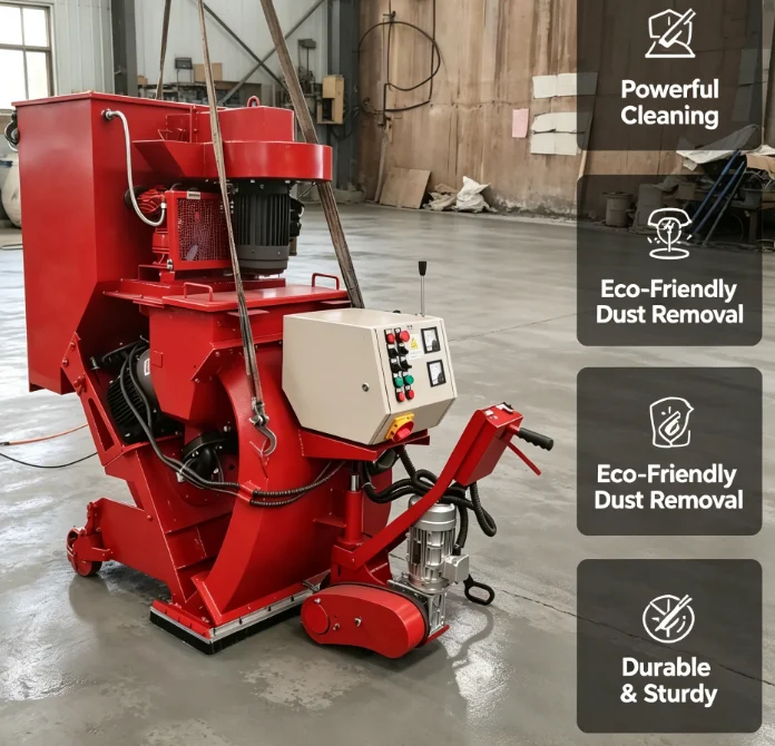 Customized Factory Direct Sale 2year Warranty CE/ISO9001 Approval Manufacturer 12inch Concrete Shot Blasting Floor Shot Blast Ma
Customized Factory Direct Sale 2year Warranty CE/ISO9001 Approval Manufacturer 12inch Concrete Shot Blasting Floor Shot Blast Ma