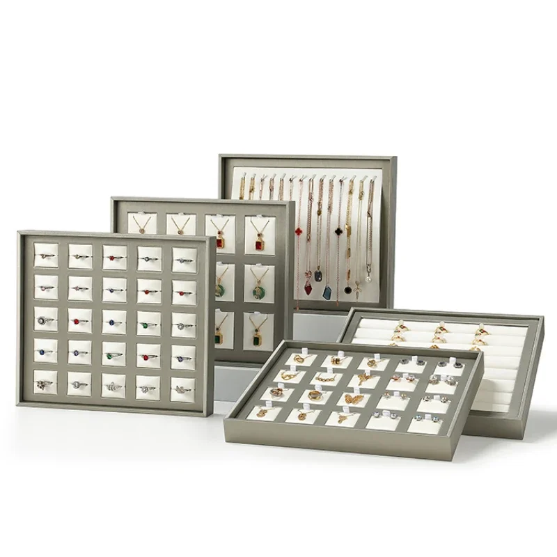 Light luxury jewelry tray, leather necklace, pendant, ring, earring, jewelry viewing tray, jewelry storage display panel
Light luxury jewelry tray, leather necklace, pendant, ring, earring, jewelry viewing tray, jewelry storage display panel