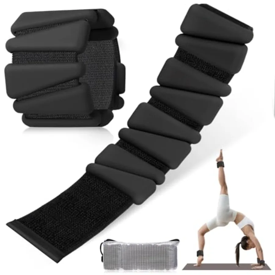 Регулируемые силиконовые утяжелители для запястий и лодыжек, набор из 2 штук, 4 фунта, черные, для домашних тренировок, спортзала, йоги, пилатеса, плавания, кардио, для женщин и мужчин
Регулируемые силиконовые утяжелители для запястий и лодыжек, набор из 2 штук, 4 фунта, черные, для домашних тренировок, спортзала, йоги, пилатеса, плавания, кардио, для женщин и мужчин