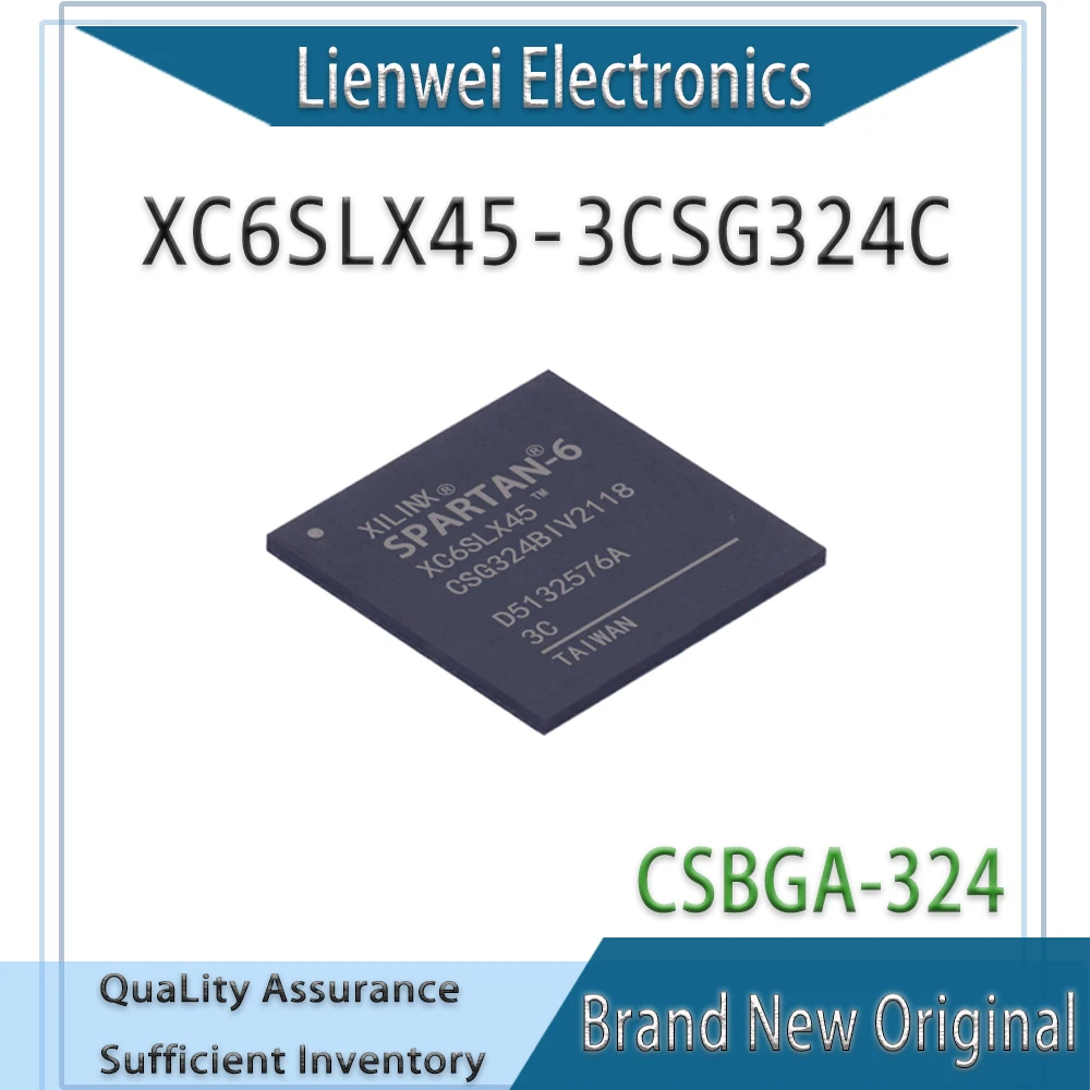 100% New Original XC6SLX45 XC6SLX45-3CSG324C XC6SLX45-CSG324 IC Chipset CSBGA-324
100% New Original XC6SLX45 XC6SLX45-3CSG324C XC6SLX45-CSG324 IC Chipset CSBGA-324